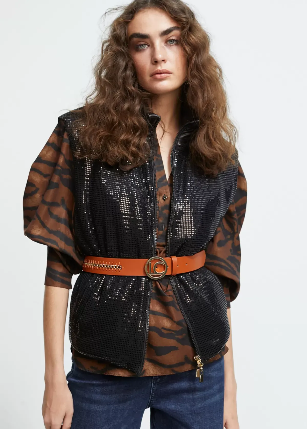 Best Chaleco efecto lentejuela Chalecos