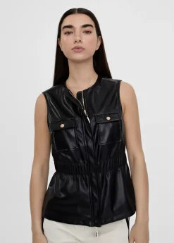 Sale Chaleco efecto piel Chalecos