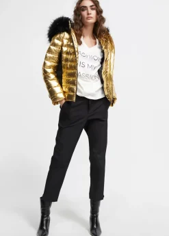 chaqueta acolchada metalizada Abrigos Y Cazadoras