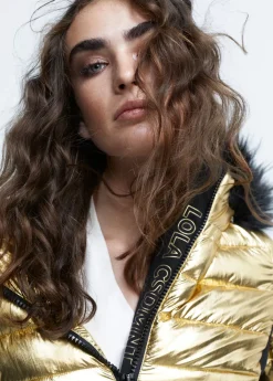 chaqueta acolchada metalizada Abrigos Y Cazadoras