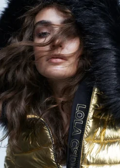 chaqueta acolchada metalizada Abrigos Y Cazadoras