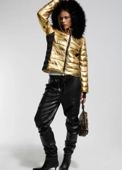 chaqueta acolchada metalizada Abrigos Y Cazadoras