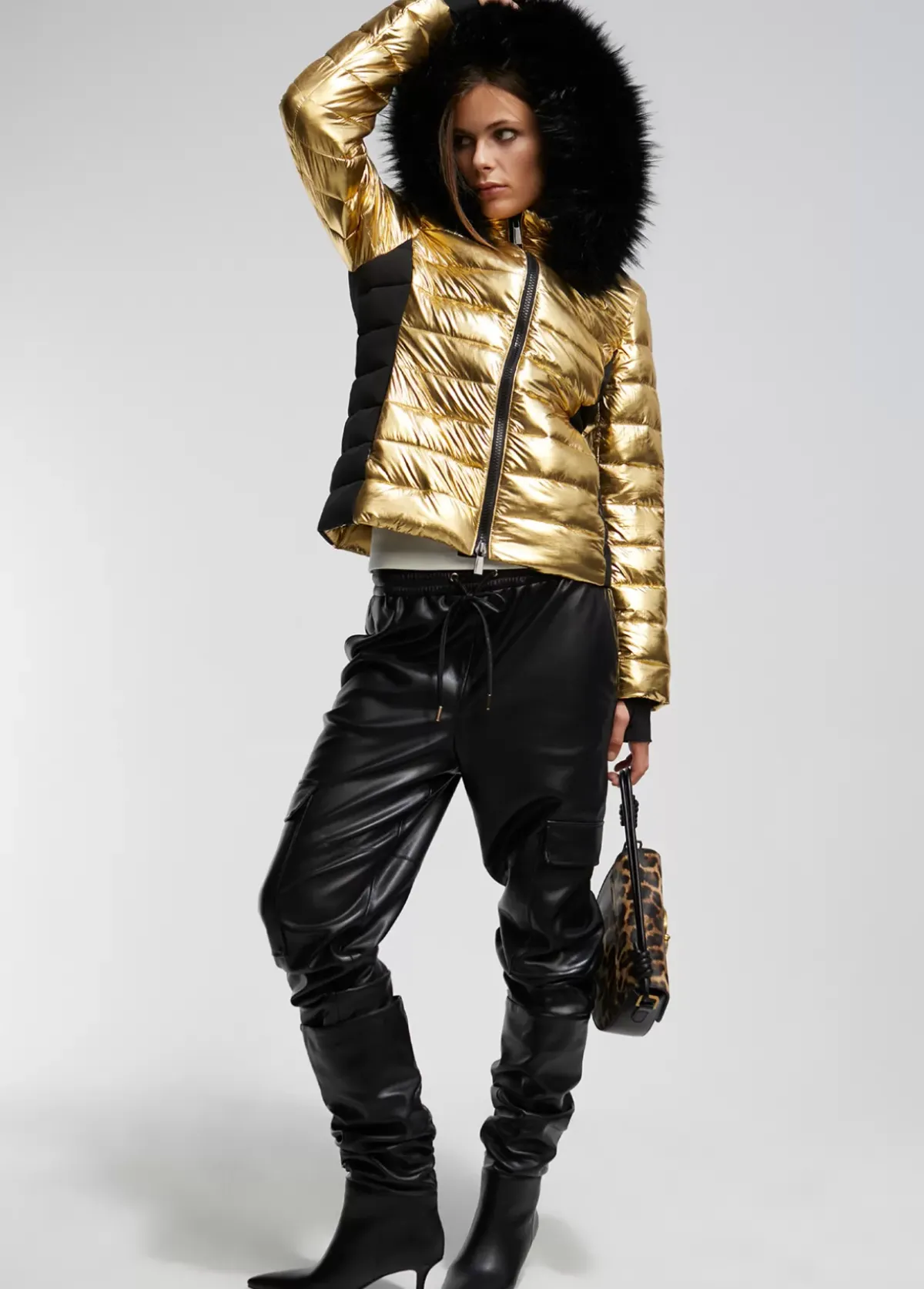 chaqueta acolchada metalizada Abrigos Y Cazadoras
