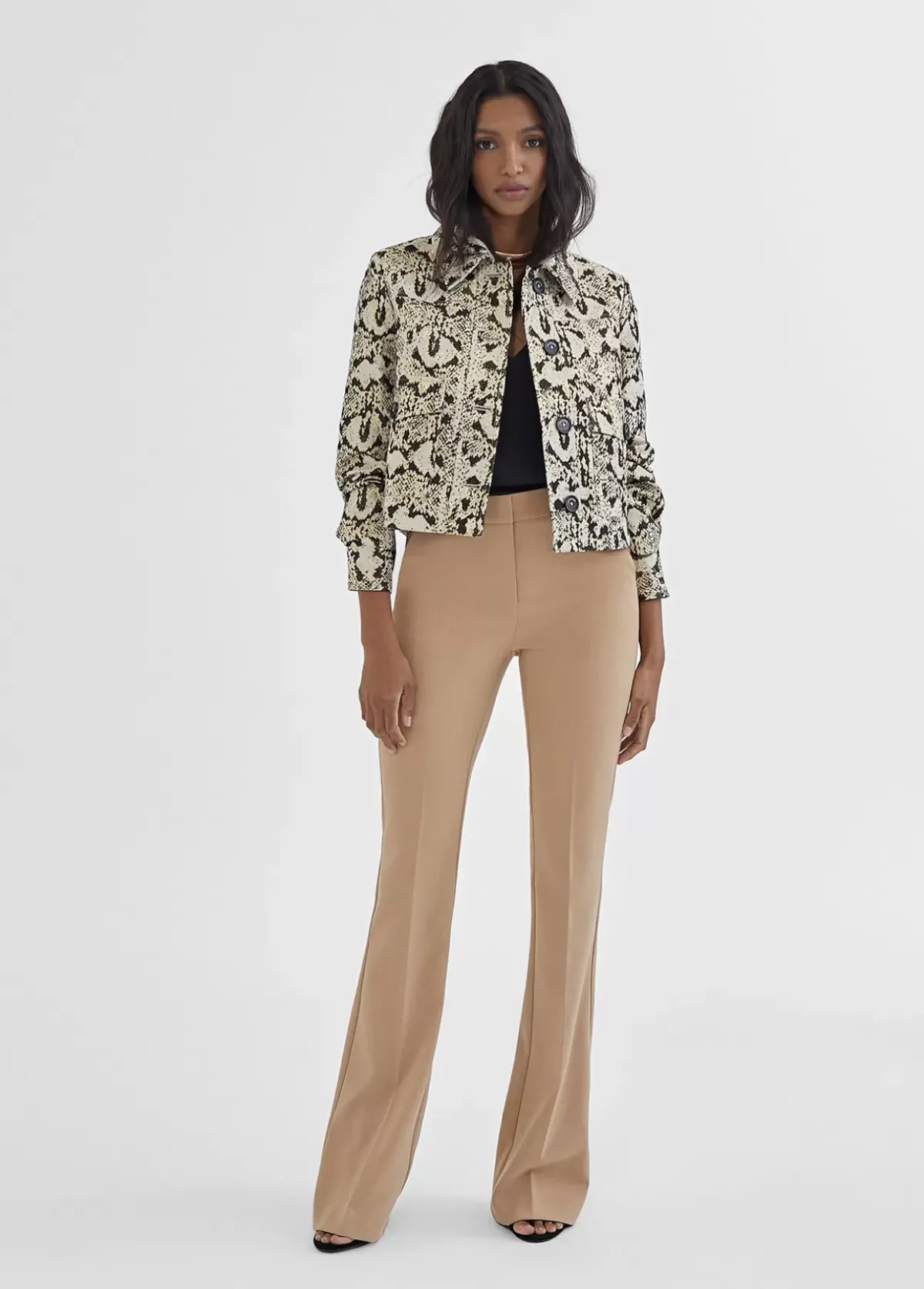 Online Chaqueta corta animal print Chaquetas Y Gabardinas|Americanas Y Blazers