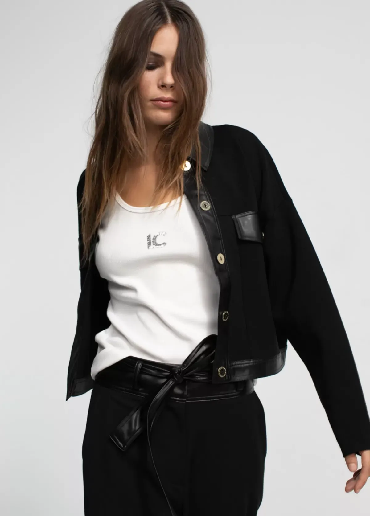 New Chaqueta corta de punto Chaquetas Y Gabardinas