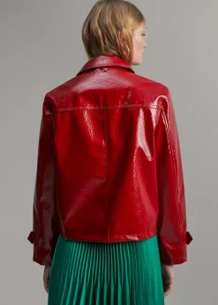 Clearance Chaqueta efecto charol Abrigos Y Cazadoras