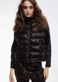 Hot Chaqueta efecto escamas Animal Print|Chalecos