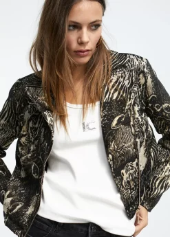 Best Chaqueta Jacquard animal Animal Print|Abrigos Y Cazadoras