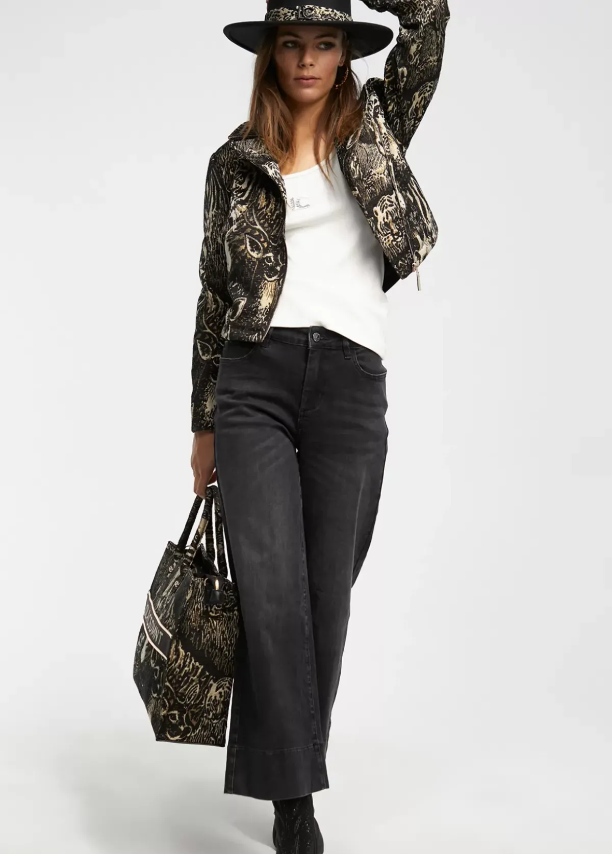 Best Chaqueta Jacquard animal Animal Print|Abrigos Y Cazadoras