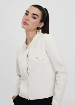 Outlet Chaqueta punto con botones Chaquetas Y Gabardinas|Punto