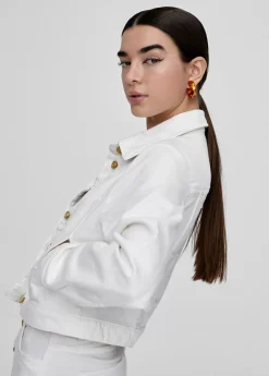 Discount Chaqueta tejana blanca Chaquetas Y Gabardinas|Abrigos Y Cazadoras