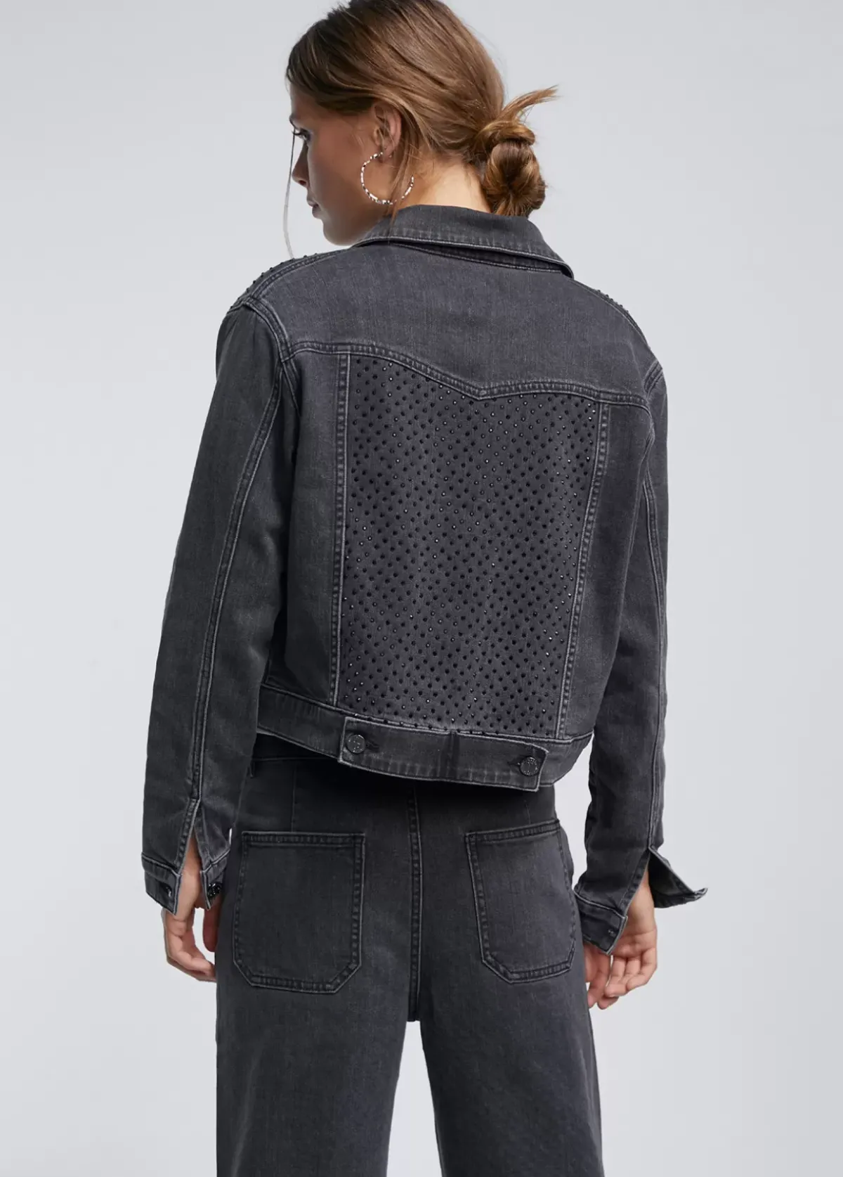 Online Chaqueta tejana strass Abrigos Y Cazadoras