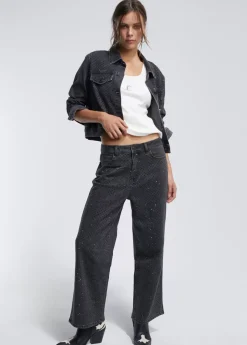 Online Chaqueta tejana strass Abrigos Y Cazadoras