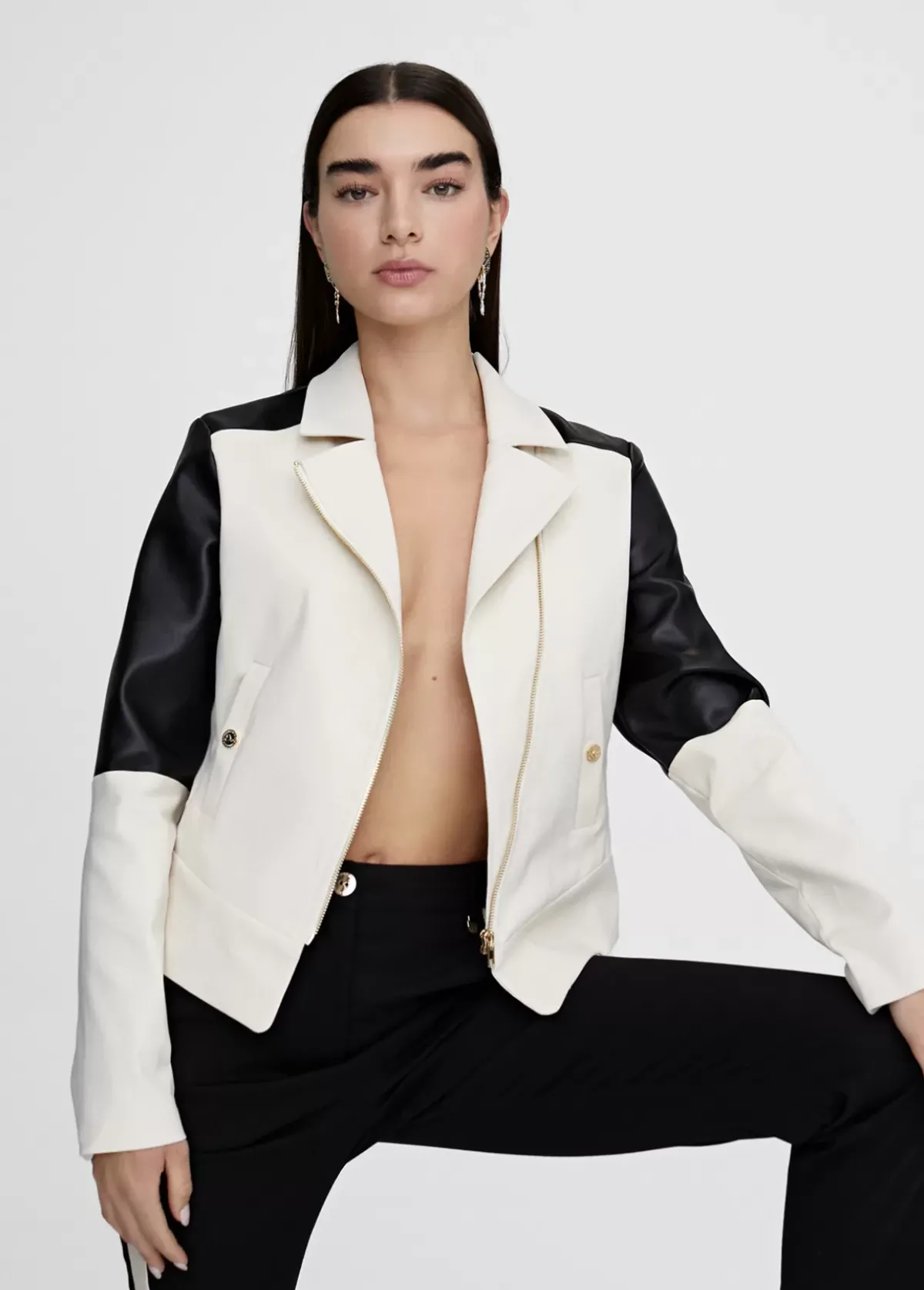 Sale Chaqueta tipo perfecto Chaquetas Y Gabardinas|Americanas Y Blazers