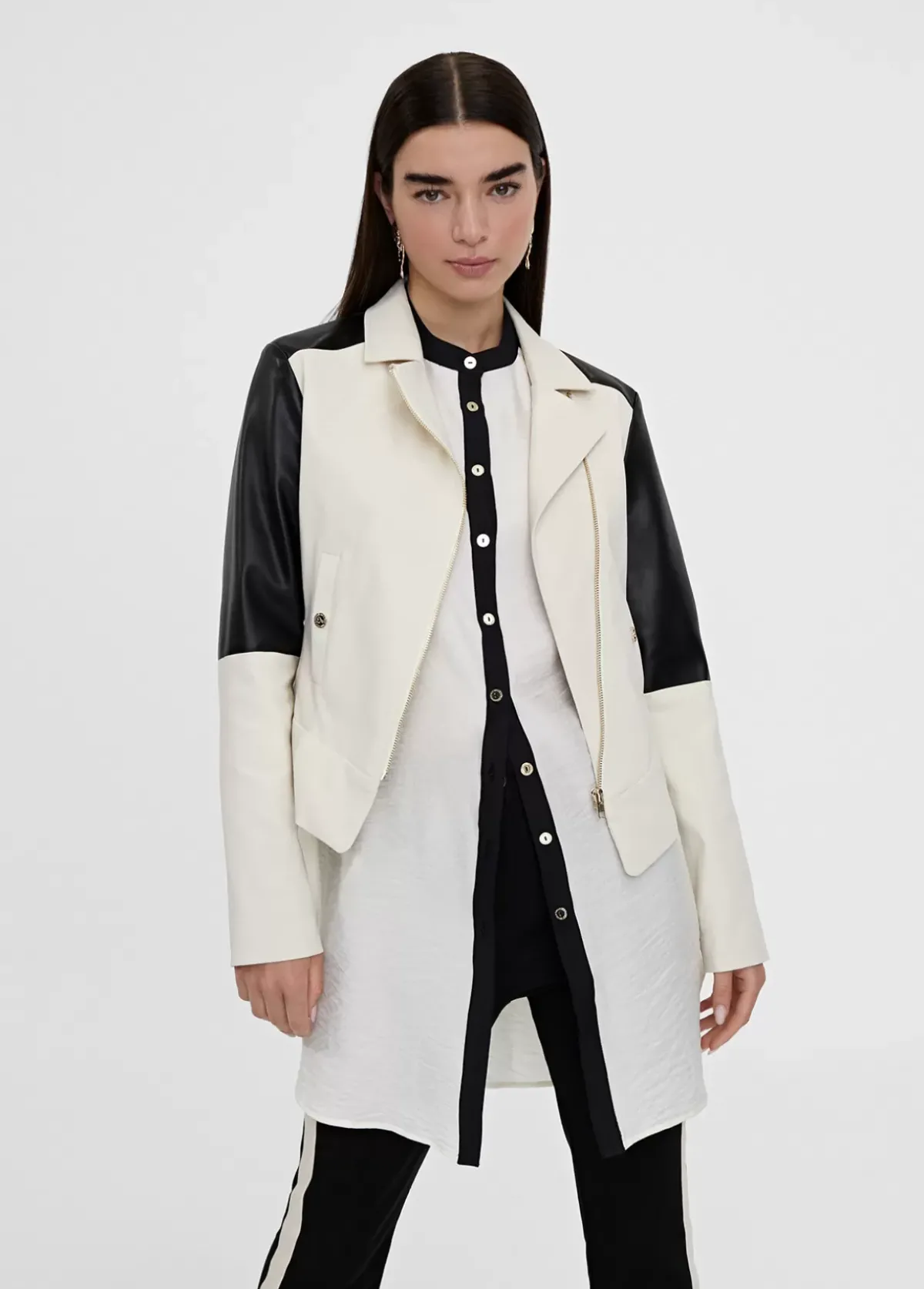 Sale Chaqueta tipo perfecto Chaquetas Y Gabardinas|Americanas Y Blazers