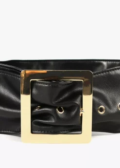 New Cinturón ancho con maxi hebilla Accesorios