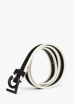 New Cinturón estrecho canvas Accesorios