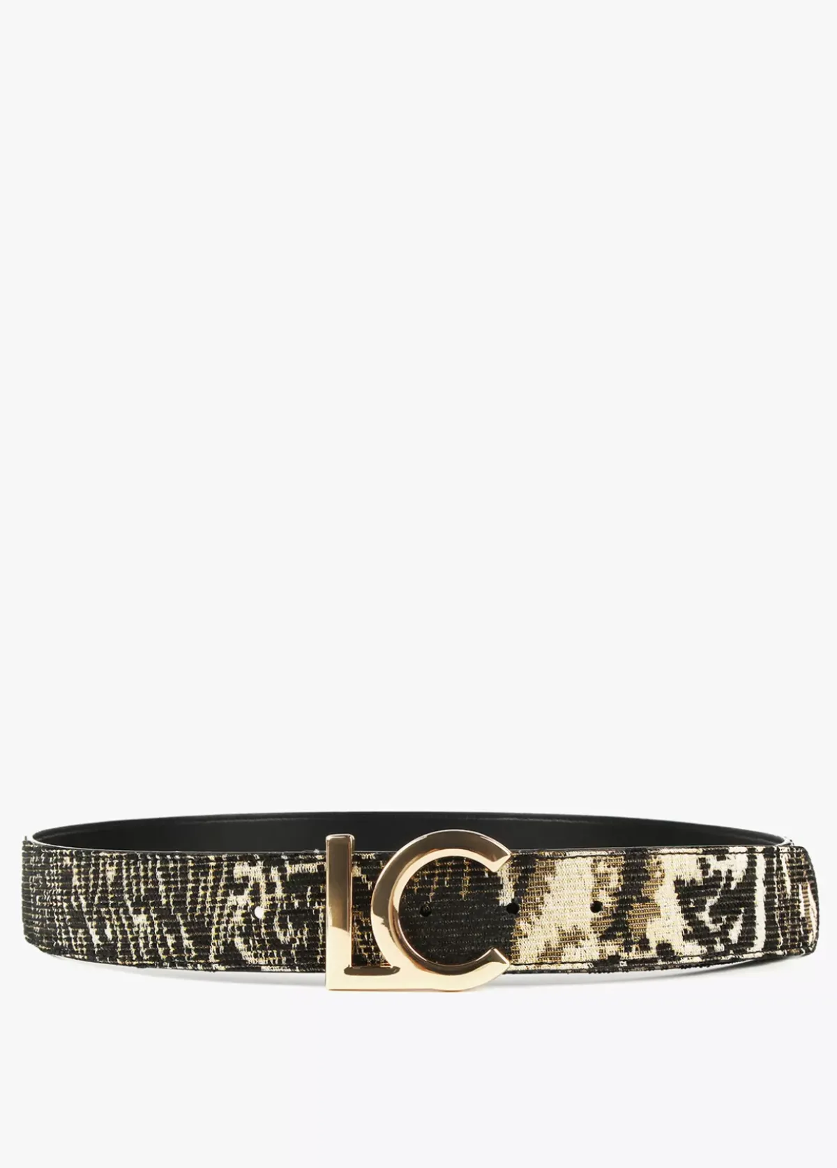 Sale Cinturón jacquard Animal Print|Cinturones
