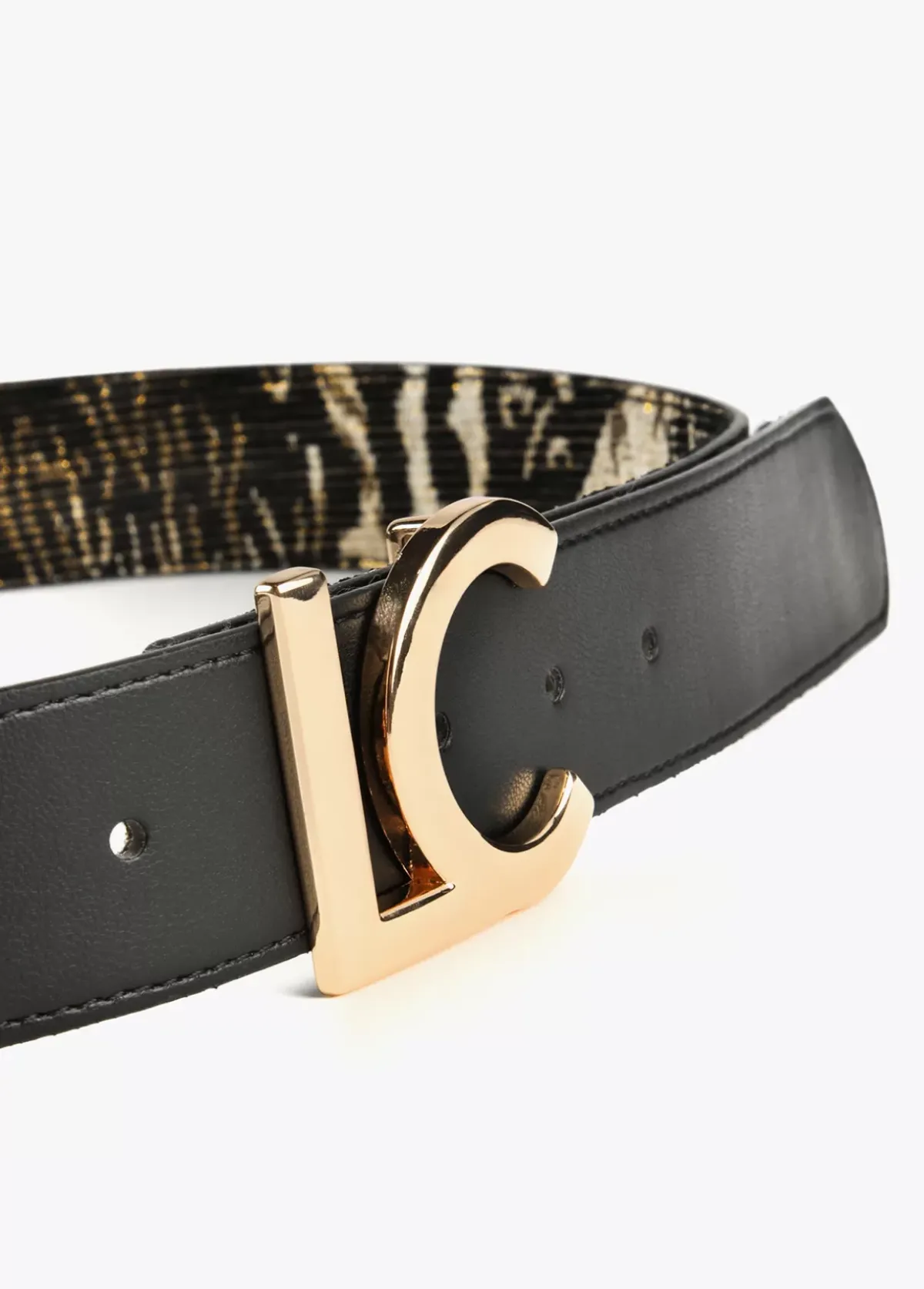 Sale Cinturón jacquard Animal Print|Cinturones