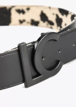 Cinturón reversible animal Animal Print|Cinturones