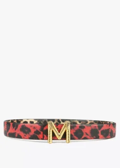 Sale Cinturón reversible animal print Animal Print|Cinturones