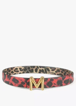 Sale Cinturón reversible animal print Animal Print|Cinturones