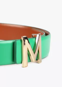 Cinturón reversible hebilla dorada Accesorios