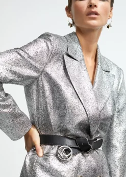 Hot Cinturón ribete dorado Cinturones