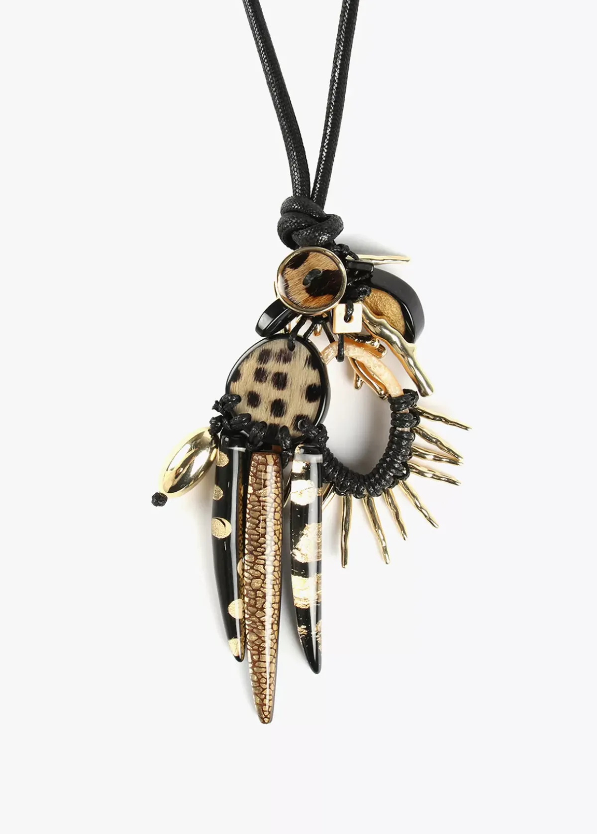 New Collar con colgante multi abalorios Bisuteria