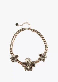 Discount Collar con flores Bisuteria