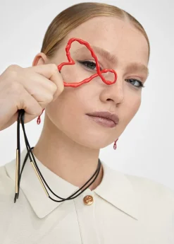 Online Collar largo corazón infinito Bisuteria