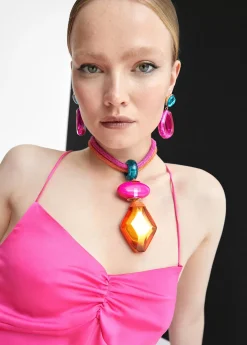 Outlet Collar maxi piezas de colores Bisuteria