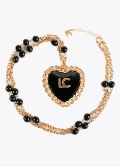 Collar medalla corazón Collares