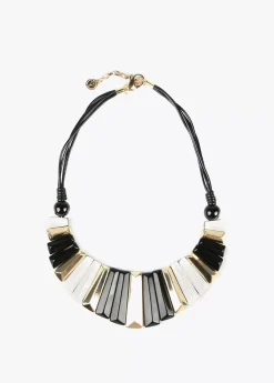 Sale Collar multi piezas tricolor Bisuteria