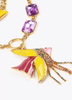 Online Collar multicadena con colgante Bisuteria