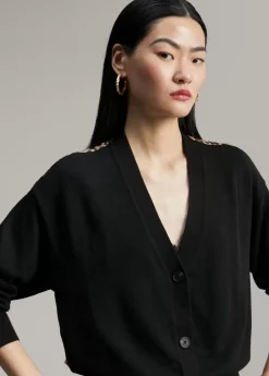 Sale Cárdigan combinado animal print Punto