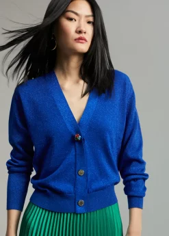 Online Cárdigan detalle botones Punto