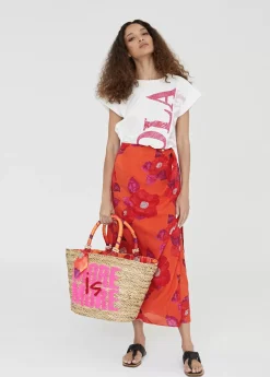 Clearance Falda estampada tipo pareo Accesorios|Vestidos Y Faldas