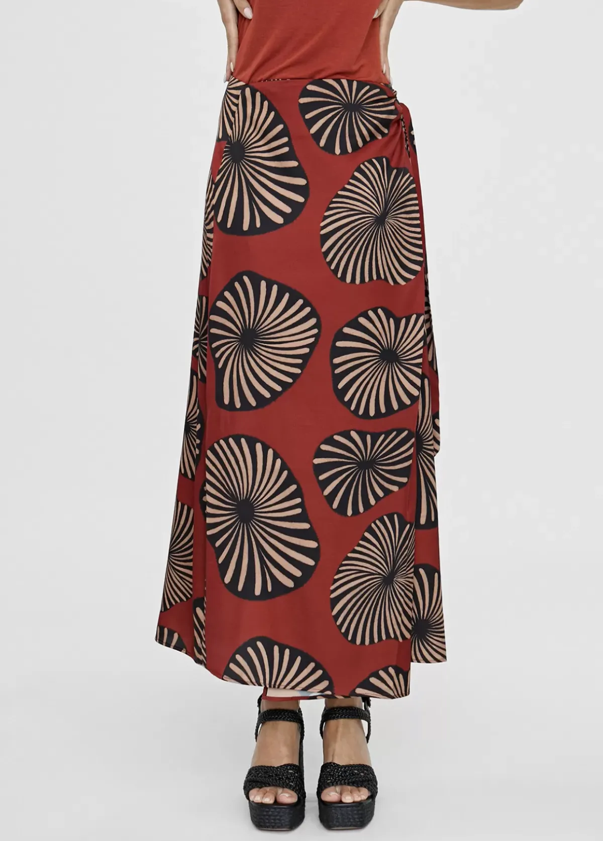 New Falda estampada tipo pareo Vestidos Y Faldas