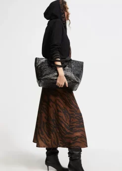 Outlet Falda estampado animal Animal Print|Vestidos Y Faldas