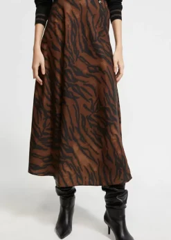 Outlet Falda estampado animal Animal Print|Vestidos Y Faldas