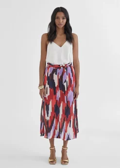 Falda fluída estampada Vestidos Y Faldas