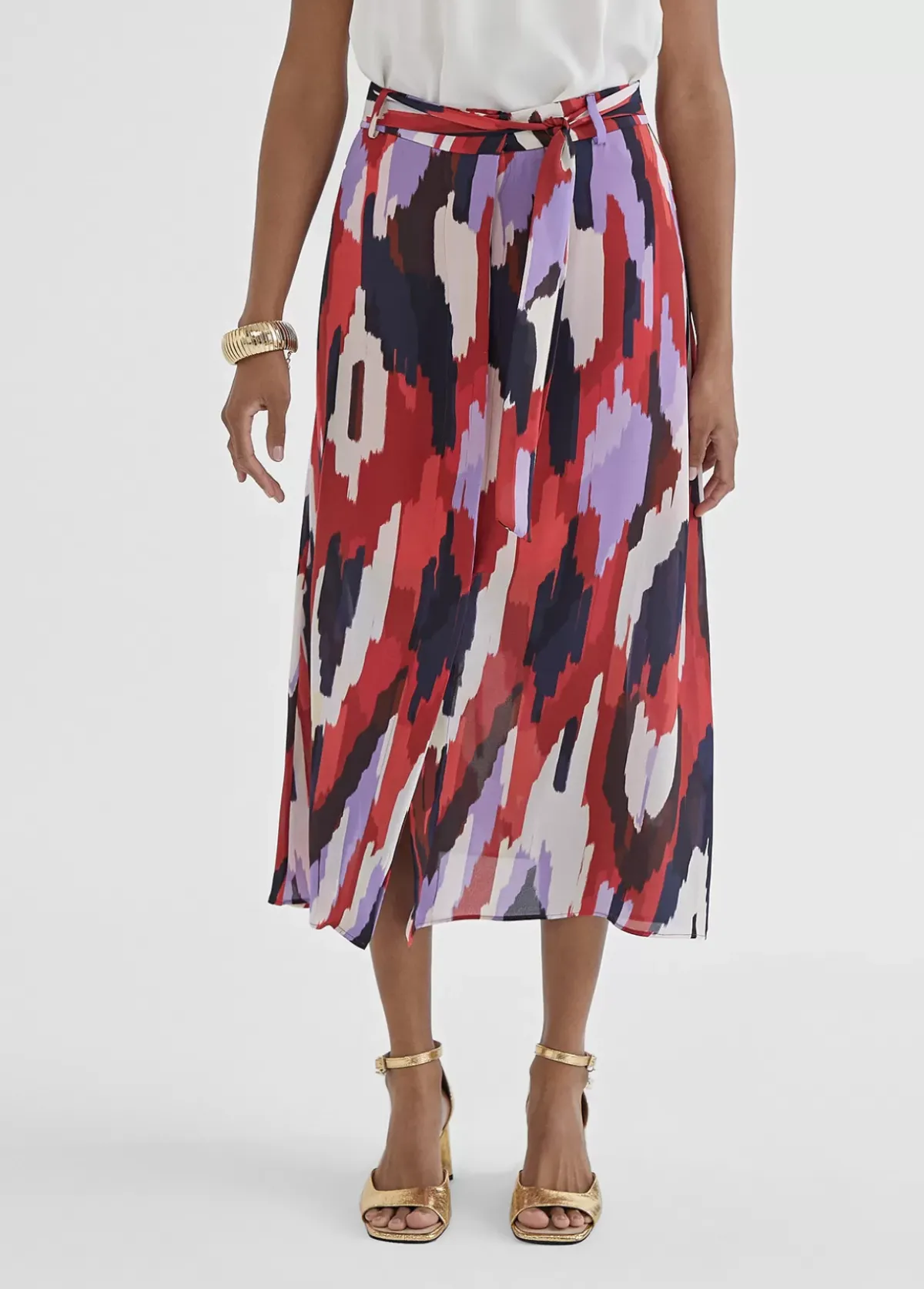 Falda fluída estampada Vestidos Y Faldas