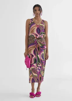 Sale Falda pareo estampada Vestidos Y Faldas