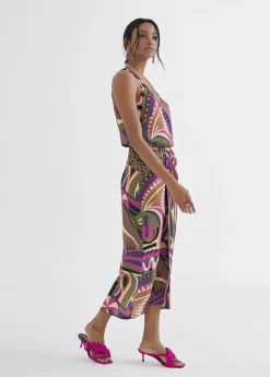 Sale Falda pareo estampada Vestidos Y Faldas