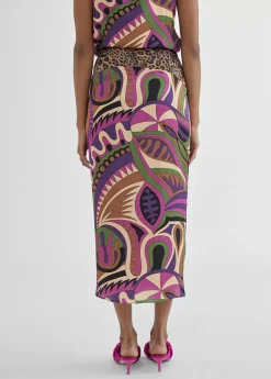 Sale Falda pareo estampada Vestidos Y Faldas