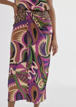 Sale Falda pareo estampada Vestidos Y Faldas