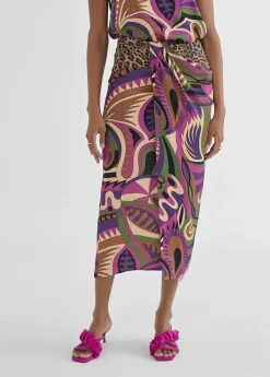 Sale Falda pareo estampada Vestidos Y Faldas