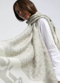 Clearance Fular crudo corazones infinitos Animal Print|Bufandas Y Pañuelos