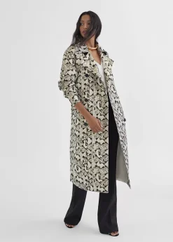 Discount Gabardina efecto serpiente Chaquetas Y Gabardinas|Abrigos Y Cazadoras